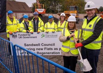 Groundbreaking ceremony marks start of building work on Tipton regeneration project