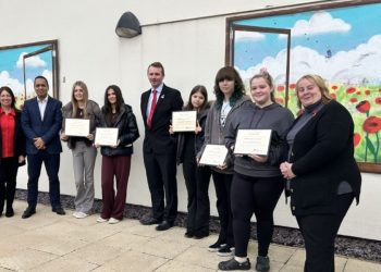 Young people’s artwork unveiled at Sandwell Valley Crematorium courtyard