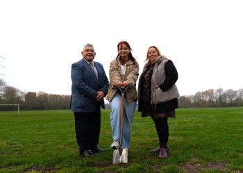 Spades in the ground for new Hydes Road pavilion as Wednesbury marks major community investment