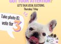 Sandwell Local Elections – Remember to bring your photo ID and vote for three on Thursday 7 May