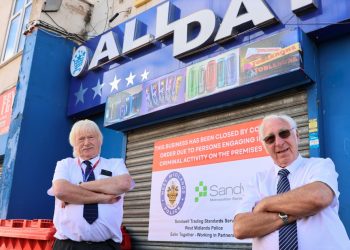 Six shops closed in Cradley Heath over the sale of illegal goods